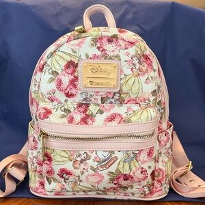 Disney Beauty and the Beast Loungefly mini backpack